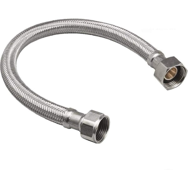 Ez-Fluid 3/4in FIP x 3/4in FIP x 18in, Water Heater Supply Line Connector EZA1WH18 - main